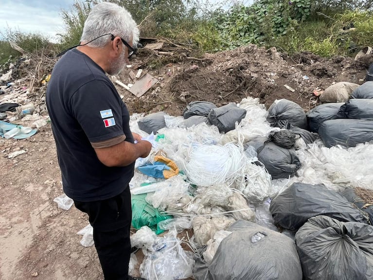 Los desechos estaban en el basural de la Spilimbergo.