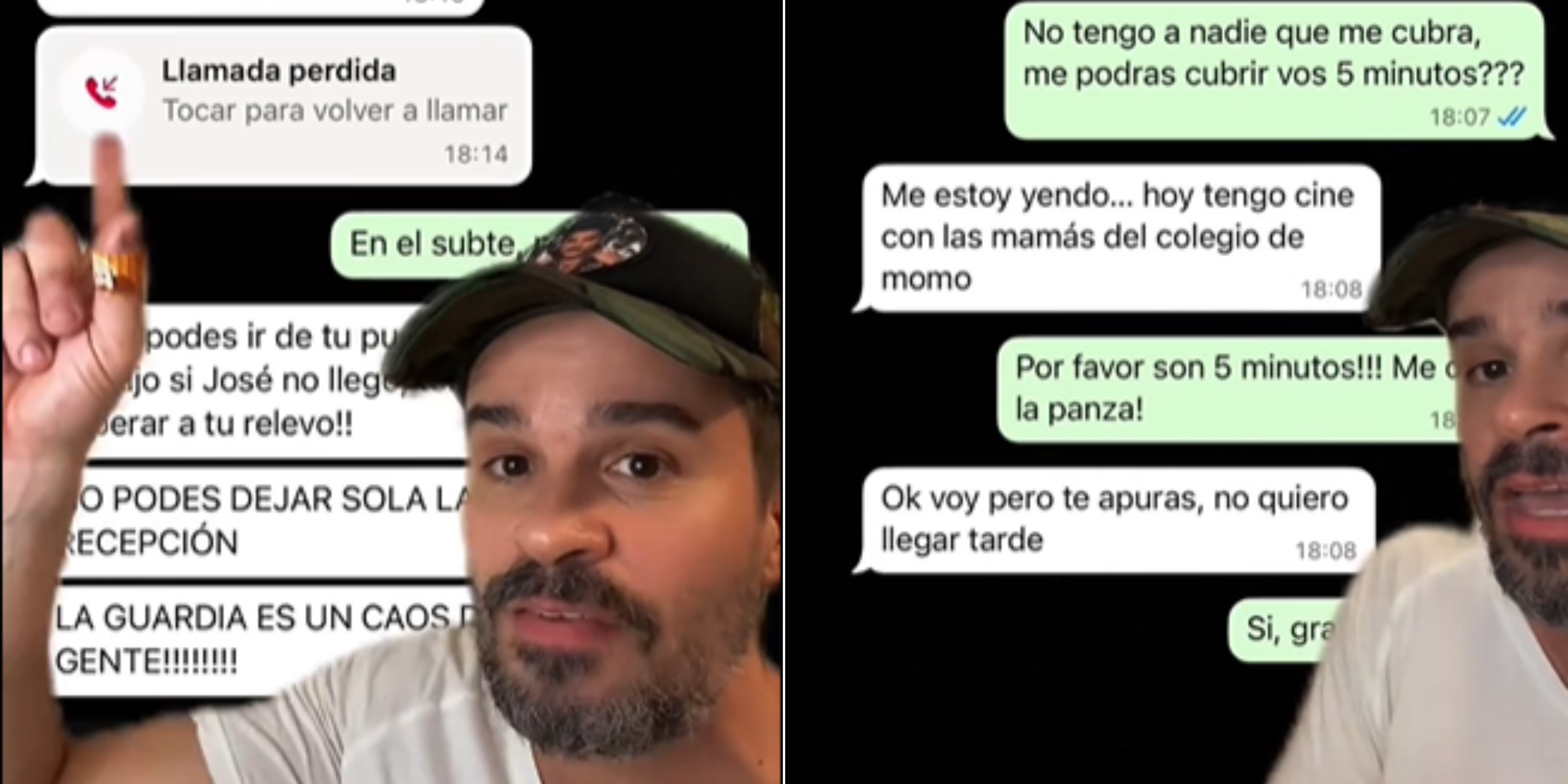 Los desopilantes chats entre la jefa y su empleado.