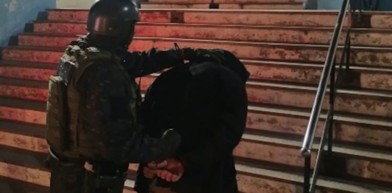 Los detenidos fueron atrapados en plena ruta.