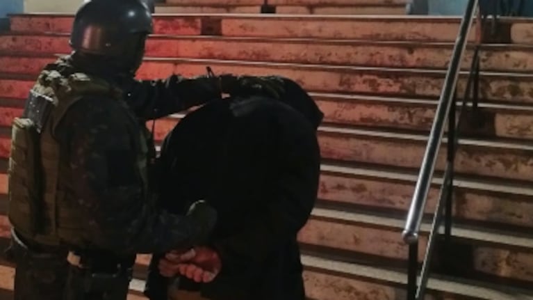 Los detenidos fueron atrapados en plena ruta.
