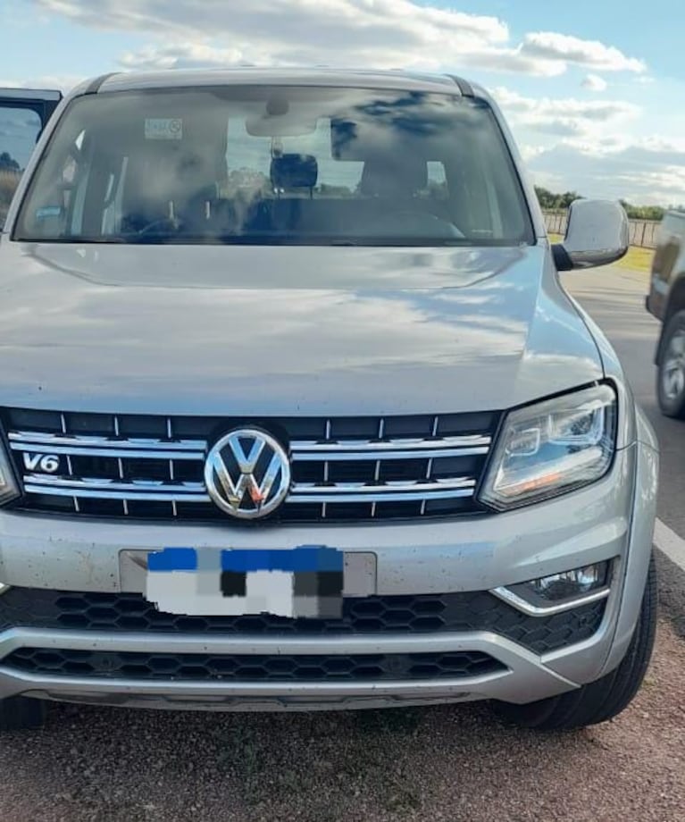 Los detenidos viajaban en una Amarok.