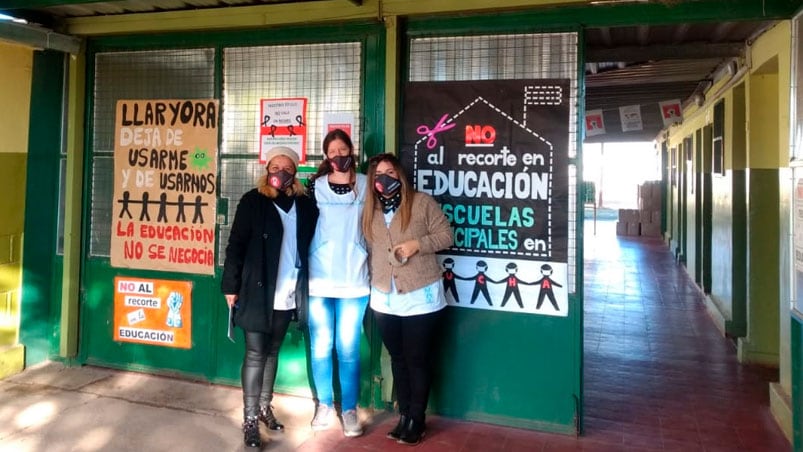 Los docentes del sistema educativo municipal rechazan el proyecto del oficialismo. (Foto: Suoem)