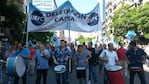 Los docentes vuelven a manifestarse en el centro de la ciudad.