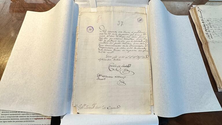 Los documentos originales de la Primera Junta son cuidados en Córdoba.