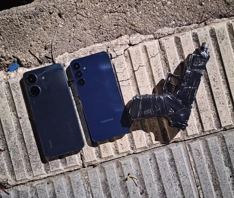 Los elementos secuestrados por la Policía.