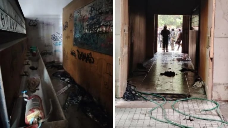 Los estudiantes se preparaban para sumarse a una protesta en la calle.