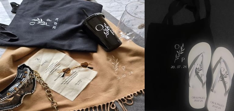 Los exclusivos souvenirs de la boda de Oriana Sabatini y Paulo Dybala con un detalle cordobés