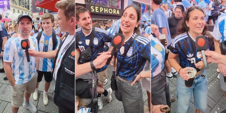 Los fanáticos dejaron mensajes ante el micrófono de El Doce.
