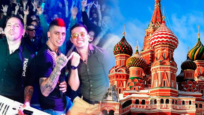 Los fanáticos que van a Rusia llevan consigo sus costumbres, y no hay nada más cordobés que el cuarteto y el fernet.
