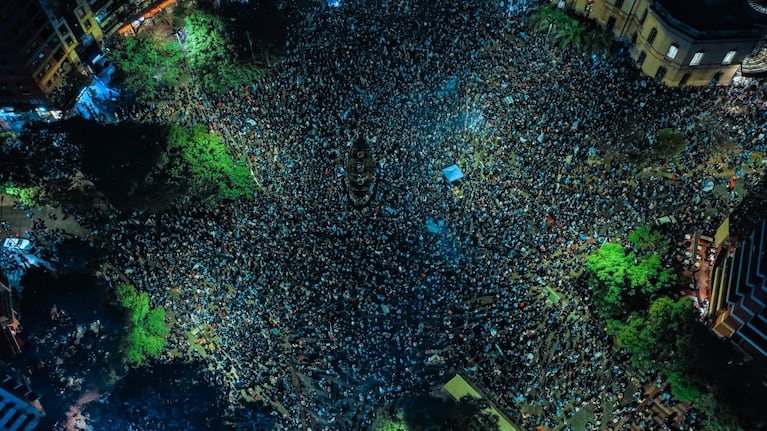 Los festejos de Belgrano en el Patio Olmos