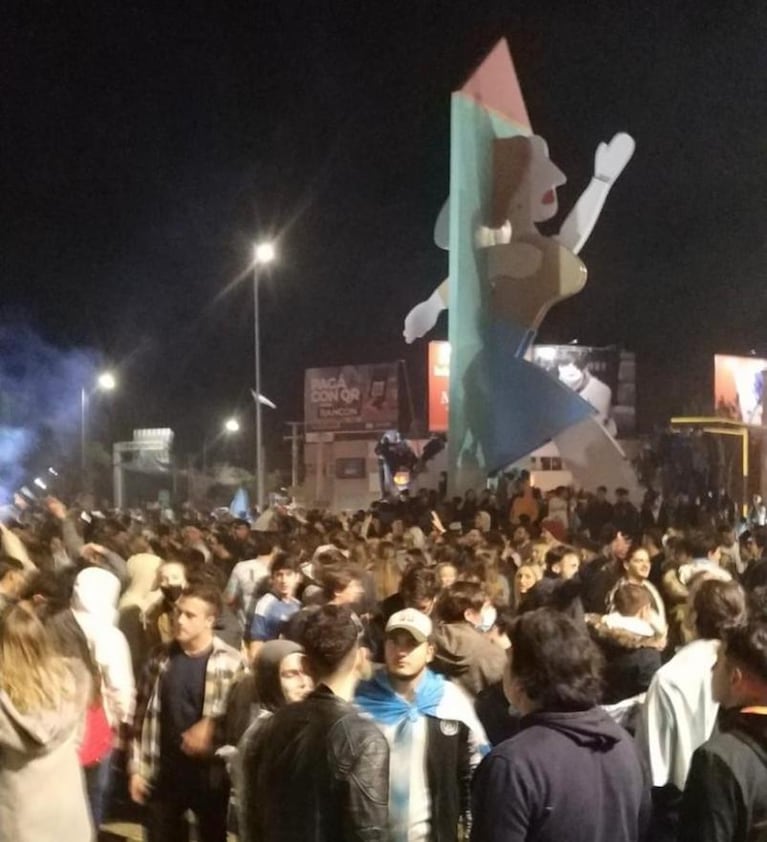 Los festejos en Córdoba por el "maracanazo" de Argentina