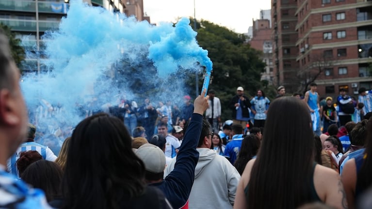 Los festejos en Córdoba por la Selección (Foto: Giuliana Brarda)