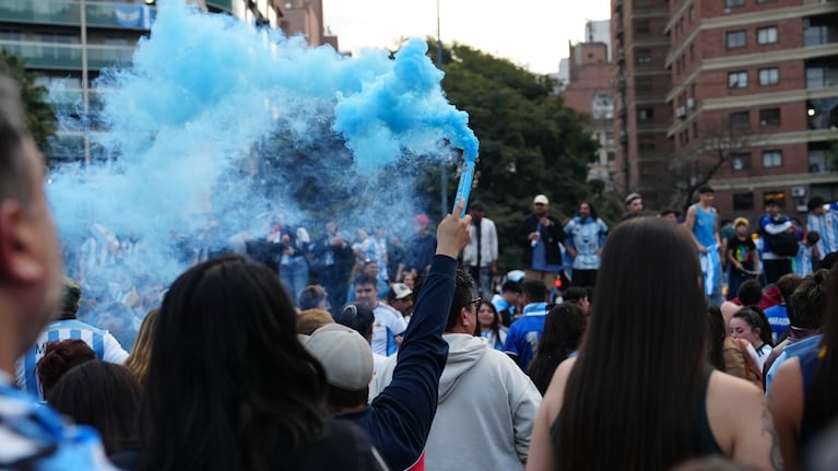 Los festejos en Córdoba por la Selección (Foto: Giuliana Brarda)
