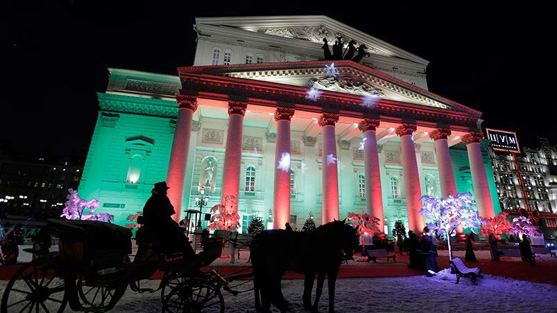 Los festejos en Rusia. Foto: AP.