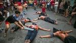 Los fieles católicos son protagonistas de los dolorosos ritos en Filipinas. 