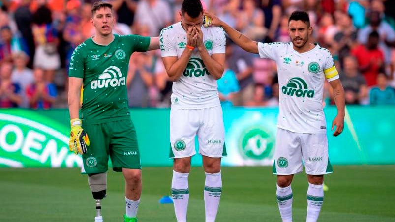 Los futbolistas del equipo brasilero que se salvaron de la muerte.