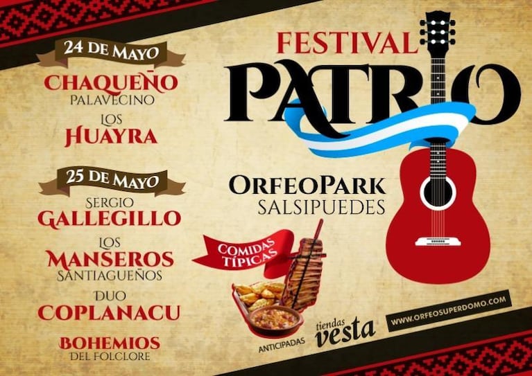 Los ganadores para el Festival Patrio