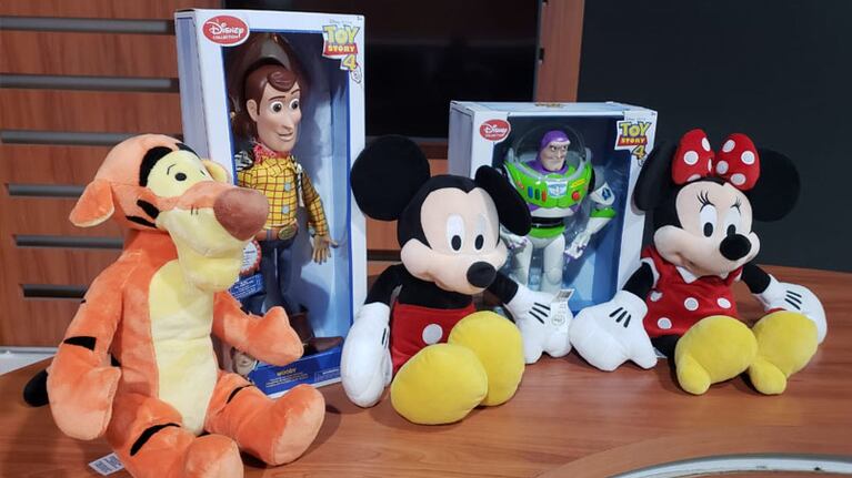 Los geniales personajes de Disney que se sortearon.
