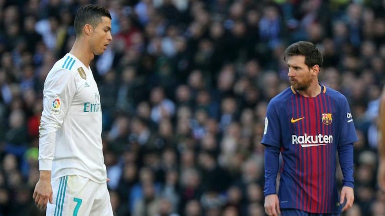 Los gestos de Messi y Cristiano en el clásico de España