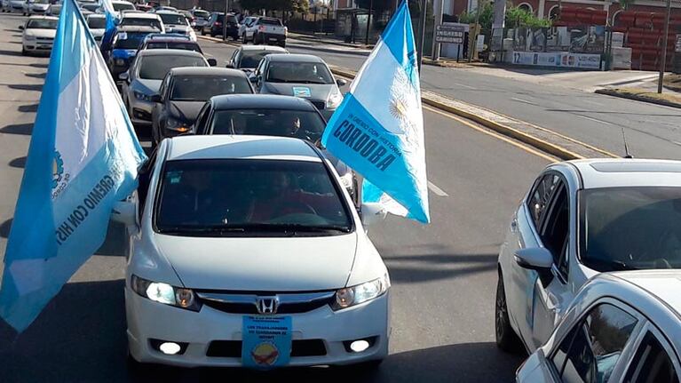 Los gremios marcharon contra la reforma previsional.