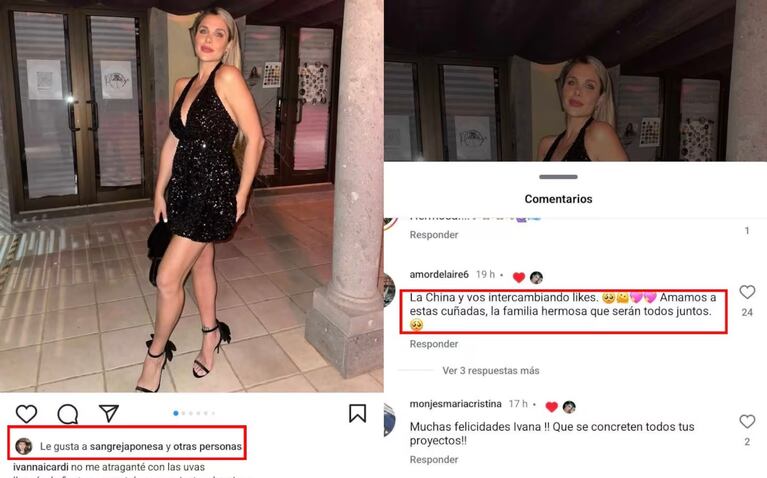 Los guiños de Ivana Icardi a la China Suárez. (Foto: Instagram/ @ivannaicardi)