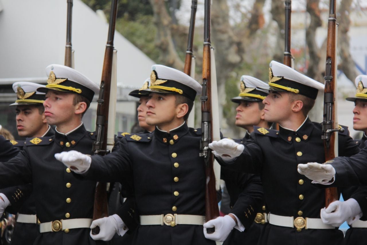 Los habitantes de Bell Ville disfrutaron del desfile cívico militar.