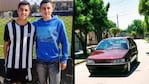 Los hermanos decidieron juntar dinero para emigrar. Su padre les dio el auto familiar para rifarlo. Foto: La Décima.