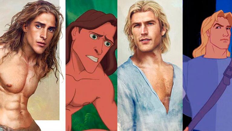 Los héroes de Disney como si fueran de la vida real 
