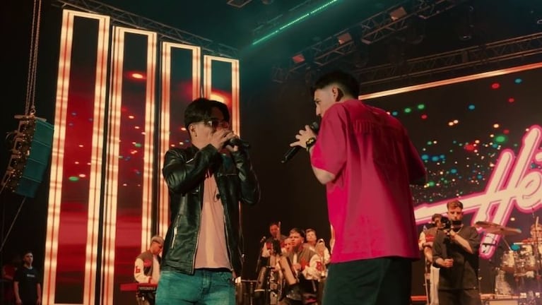 Los Herrera metieron un estreno “express” y sorprendieron con un enganchado junto al Pitty Murúa