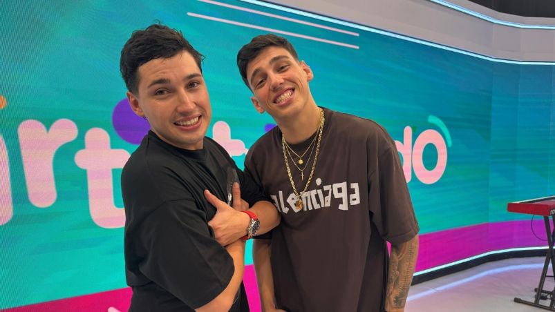 Los Herrera se presentaron con un "mini show" en vivo en Cuarteteando.