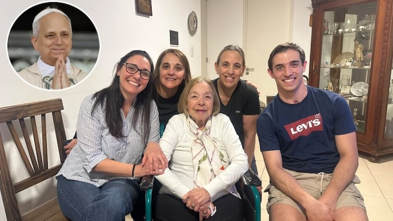 Los hijos de Rosita y un regalo emocionante para la visita del Papa.