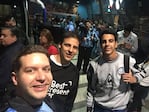 Los hinchas de Belgrano que se fueron a Brasil en colectivo.