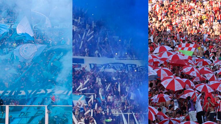 Los hinchas de Talleres, Belgrano e Instituto "tachan" los días para volver a ver a sus equipos.