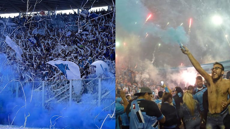 Los hinchas de Talleres y Belgrano también serán protagonistas el domingo.