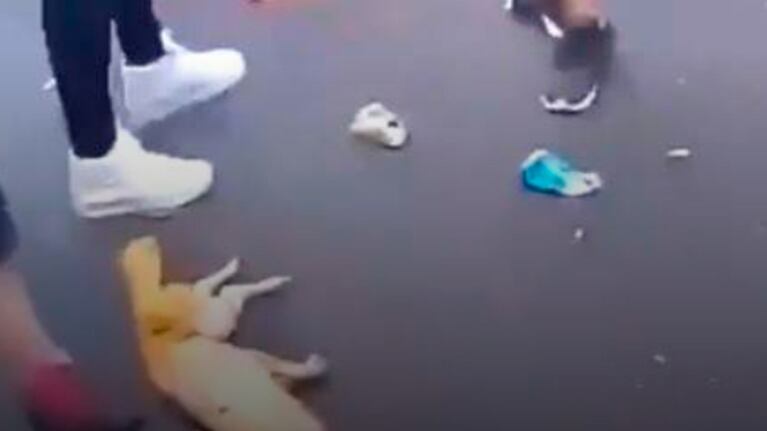 Los hinchas del Millonario mostraron un costado muy violento.