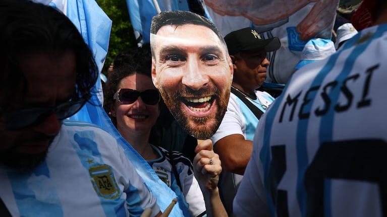 Los hinchas rendidos ante Messi en el Mundial 2026.