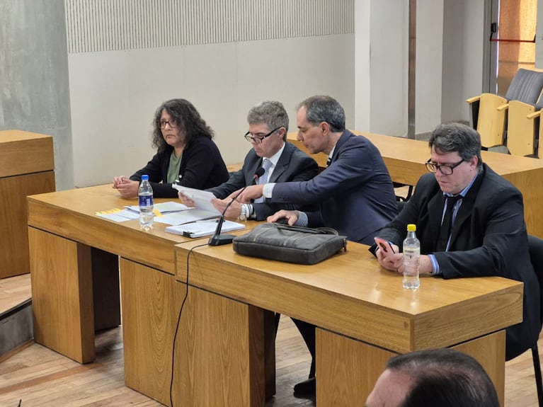 Los imputados en el juicio por impedirle el ingreso a Córdoba al papá de Solange Musse.