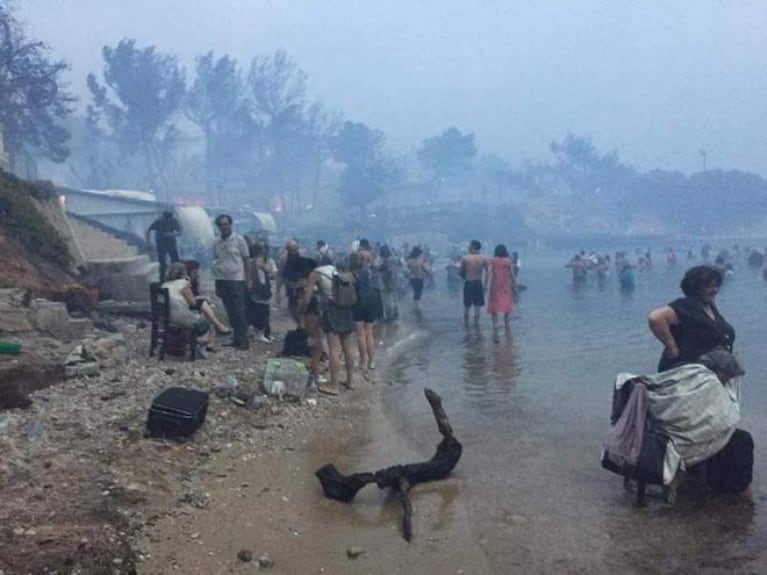 Los incendios forestales ya provocaron 50 muertos en Grecia