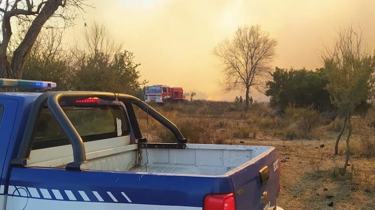Los incendios se originaron en la zona de Los Cocos y en Carlos Paz.