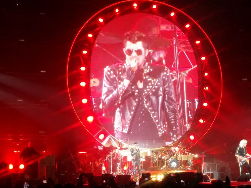 Los integrantes de Queen y Adam Lambert dieron un show para el recuerdo. Foto: Silvia Pérez Ruiz / ElDoce.tv.