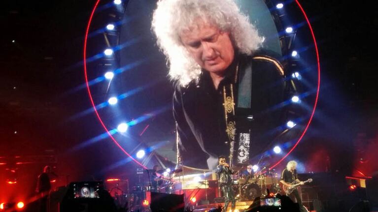Los integrantes de Queen y Adam Lambert dieron un show para el recuerdo. Foto: Silvia Pérez Ruiz / ElDoce.tv.