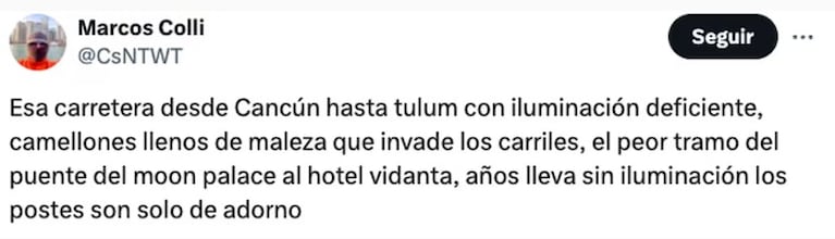 Los internautas respondieron al posteo y expresaron su indignación.