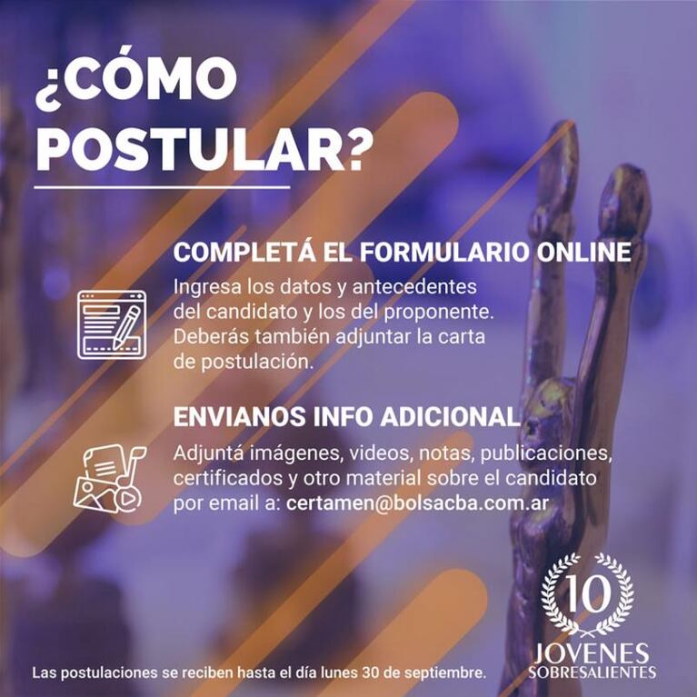 Los jóvenes son el presente: cómo postular a los "Diez Jóvenes Sobresalientes del año"