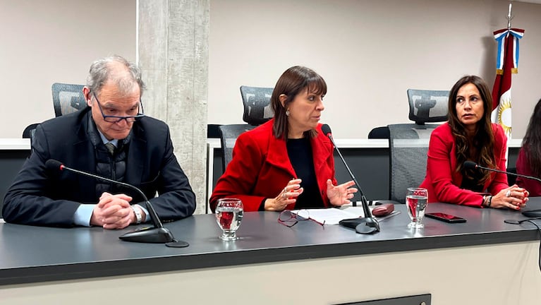 Los jueces Cesano, Soria y Huberman. Foto: Lucas Buoncristiani / El Doce.
