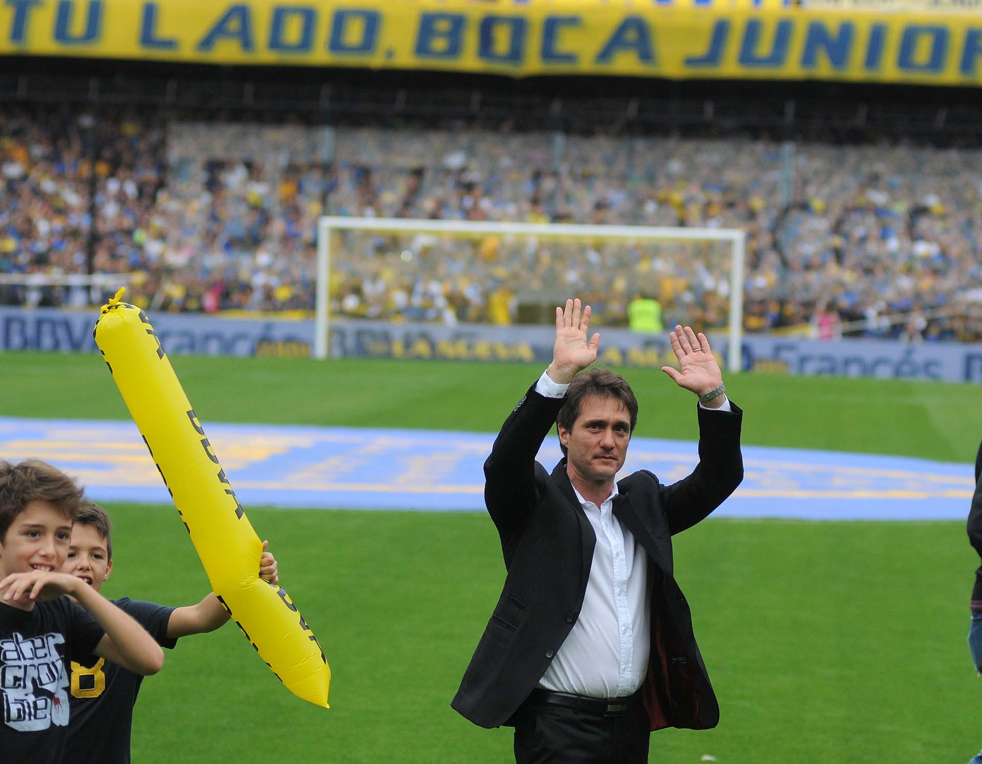 Los jugadores de Boca festejaron el título junto a sus familias. Foto: Infobae.