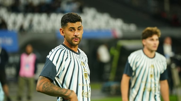 Los jugadores de la Scaloneta en el Kempes. (Foto: Lucio Casalla/El Doce)
