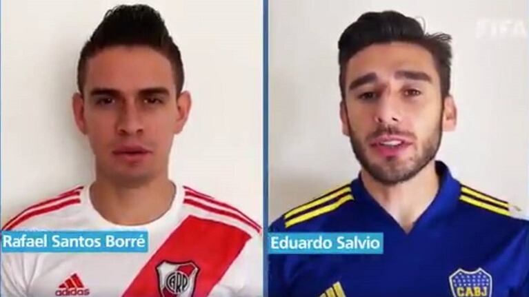 Los jugadores dieron recomendaciones saludables para la cuarentena.