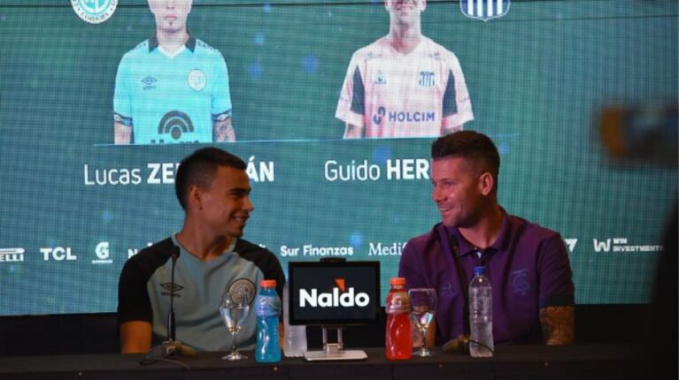 Los jugadores se tiraron flores en la previa del clásico.