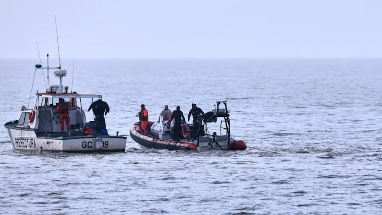 Los kayakistas desaparecieron el lunes en Santa Teresita.