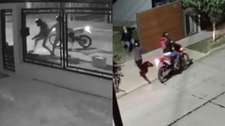 Los ladrones actuaron en segundos y escaparon.